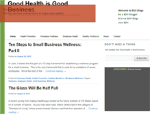 Tablet Screenshot of goodhealthisgoodbusiness.bangordailynews.com