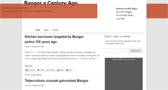 Desktop Screenshot of bangoracenturyago.bangordailynews.com