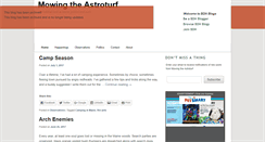 Desktop Screenshot of mowingtheastroturf.bangordailynews.com