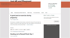 Desktop Screenshot of just40andpregnant.bangordailynews.com