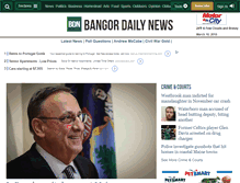 Tablet Screenshot of bangordailynews.com