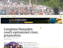Tablet Screenshot of getpumpedwithryan.bangordailynews.com