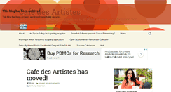 Desktop Screenshot of cafedesartistes.bangordailynews.com